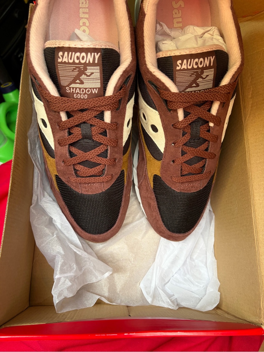 Saucony Men's Sneakers in Brown, Tan, Black, Cream - Picture 3 of 4